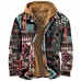 Men's thickened quilted printed jacket HF0408-05-01 Men's thickened quilted printed jacket HF0408-05-01