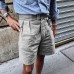 Retro and improved button down polo shorts Retro and improved button down polo shorts