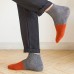 Men Cotton Patchwork Breathable Tube Socks Non Slip Deodorization Athletic Crew Sock