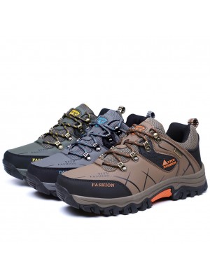 Mountaineering Men’s Shoes Low Top Snow Boots Outdoor Adventure Camping Leisure Hiking Shoes