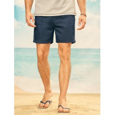 Men Solid Ribbed Belted Multi Pocket Stick Casual Mid Length Shorts